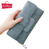 BVLRIGA Long Ladies Leather Wallet Women Wallets And Purses Wallet For Credit Card Holder Female Coin Purse Clutches Women Walet