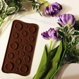 Button Shaped 3D Silicone Mold DIY Fondant Mold Baking Tool Chocolate Cookies Pastry Candy Jelly Kitchen Tool moule silicone
