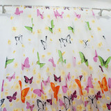 Butterfly Tulle Window Screen Door Balcony Curtains Panel Scarf Valance
