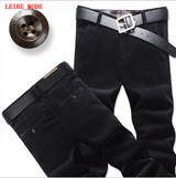 Business Dress Corduroy Trousers Pants Men 2017 Spring Autumn Men's Straight Casual Pants Fashion Trousers Plus Size 36 38 40