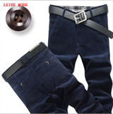 Business Dress Corduroy Trousers Pants Men 2017 Spring Autumn Men's Straight Casual Pants Fashion Trousers Plus Size 36 38 40