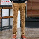 Business Dress Corduroy Trousers Pants Men 2017 Spring Autumn Men's Straight Casual Pants Fashion Trousers Plus Size 36 38 40