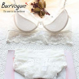 Burvogue Women Sexy Bra Set Lace Lingerie Bra Set Push Up Bra And Panties Sets Plus size Adjustable Bras And Underwear Sets
