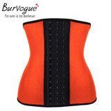 Burvogue Women Latex Waist Corset Slimming Waist Control Corset Underbust Steel Bones Waist Trainer Plus Size Waist Corselet