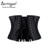 Burvogue Women 12 Steel Bones Steampunk Corset Waist Traning Corset  Short  Slimming Gothic Corset  Underbust Corset Shoelace Burvogue Women 12 Steel Bones Steampunk Corset Waist Traning Corset  Short  Slimming Gothic Corset  Underbust Corset Shoelace