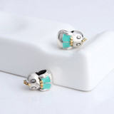 DIY Charm 925 Sterling Silver Cute Bird Charm Beads For Bracelet