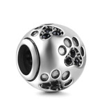 DIY Charm Created Diamond Multicolor Cat Paw Print Beads For Bracelet