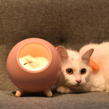Cute Sleeping Cat Night Light