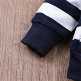 Baby Boy Cartoon Car Striped Zipper Jacket Wholesale Baby Cloths