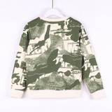Kid Unisex Camouflage Round Neck Top Wholesale Boys Boutique Clothing