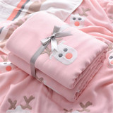 Baby Six-layer Cartoon Cotton Blanket Wholesale Boys Jeans Wholesale Baby Blankets