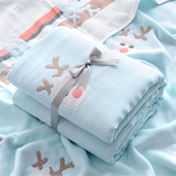 Baby Six-layer Cartoon Cotton Blanket Wholesale Boys Jeans Wholesale Baby Blankets