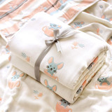 Baby Six-layer Cartoon Cotton Blanket Wholesale Boys Jeans Wholesale Baby Blankets