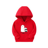 Unisex Kid Cartoon Animal Pattern Hooded Top Wholesale Boys Clothes