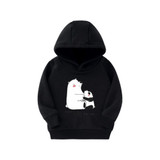 Unisex Kid Cartoon Animal Pattern Hooded Top Wholesale Boys Clothes