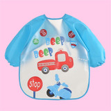 Baby Polka Dot Long Sleeve Cartoon Casual Bibs Baby Accessories Wholesale