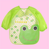 Baby Polka Dot Long Sleeve Cartoon Casual Bibs Baby Accessories Wholesale