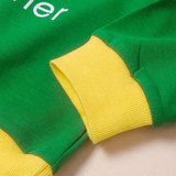 Boys Hooded Printed Letter Splicing Shirt Wholesale Boys Suits