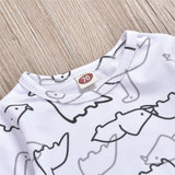Baby Boy Animal Printed Long Sleeve Romper Buy Baby Clothes Wholesale