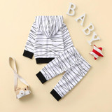 Unisex Cartoon Mummy Printed Suits Wholesale Boys Boutique Clothing