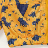 Boys 3D Dinosaur Printed Hooded Jackets Wholesale Toddler Boy Clothing