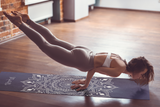 White Mandala - Hot Yoga Mat