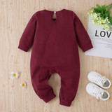 Baby Girls Long Sleeve Printed Letter Romper Baby Clothes Wholesale Suppliers Baby Girls Long Sleeve Printed Letter Romper Baby Clothes Wholesale Suppliers