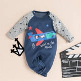Baby Girls Unisex Long Sleeve Printed Cartoon Romper Wholesale Baby Clothes Usa Baby Girls Unisex Long Sleeve Printed Cartoon Romper Wholesale Baby Clothes Usa