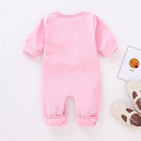 Baby Girls Elephant Long Sleeve Romper Wholesale Baby Clothes Bulk