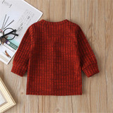 Boys Button Solid Long Sleeve Pocket Jacket