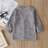 Boys Button Solid Long Sleeve Pocket Jacket
