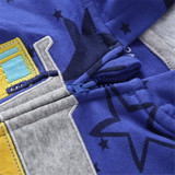 Boys Cartoon Car Hooded Long Sleeve Zipper Jacket Wholesale