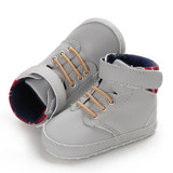 Baby Boys High Top Plaid Magic Tape Sneakers Wholesale Toddler Shoes