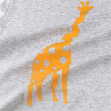 Baby Giraffe Animal Print Long-sleeve Romper