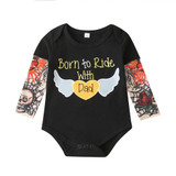 Baby Boys Cartoon Letter Printed Long Sleeve Tops