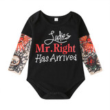 Baby Boys Cartoon Letter Printed Long Sleeve Tops