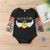 Baby Boys Cartoon Letter Printed Long Sleeve Tops