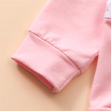 Baby Girls Long Sleeve Letter Printed Tracksuit Wholesale Baby Clothes Suppliers