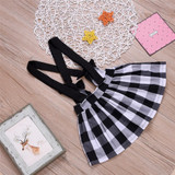 Girls Plaid Casual Suspender Skirt Wholesale Boutique Clothing For Kids Girls Plaid Casual Suspender Skirt Wholesale Boutique Clothing For Kids