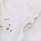 Girls Short Sleeve Cat Printing Top Girls Clothes Wholesale Girls Short Sleeve Cat Printing Top Girls Clothes Wholesale