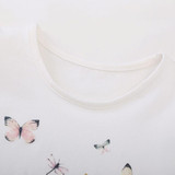 Girls Short Sleeve Cat Printing Top Girls Clothes Wholesale Girls Short Sleeve Cat Printing Top Girls Clothes Wholesale