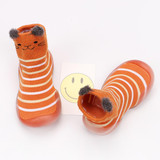 Baby Stripe Cartton Animal Sock Shoes