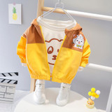 Girls Cute Hooded Long Sleeve Zipper Jackets