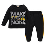 Baby Boy Make Some Noise Long Sleeve Top & Pants Baby Clothes Wholesale Suppliers