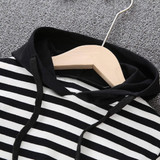 Kid Boys Stripe Hooded Top & Pants Baby Boys Clothing Wholesale