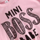 Baby Girls Mini Boss Long Sleeve Top & Leopard Pants & Headband Wholesale Baby Items Baby Girls Mini Boss Long Sleeve Top & Leopard Pants & Headband Wholesale Baby Items