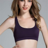 Sexy Yoga Bra Women Padded Sports Bra Shake Proof Running Workout Gym Top Tank Fitness Shirt Vest