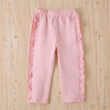 Baby Girls Printed Letter Romper&Solid Pants&Headband Wholesale Clothing Baby