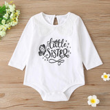 Baby Girls Long Sleeve Printed Letter Romper&Skirt Buy Baby Clothes Wholesale