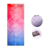 Printed Yoga Mat Towel Microfiber AbsorbSweat Yoga Towel Silica Gel Non-slip 183*65cm Yoga Blanket Pilates Mat Cover